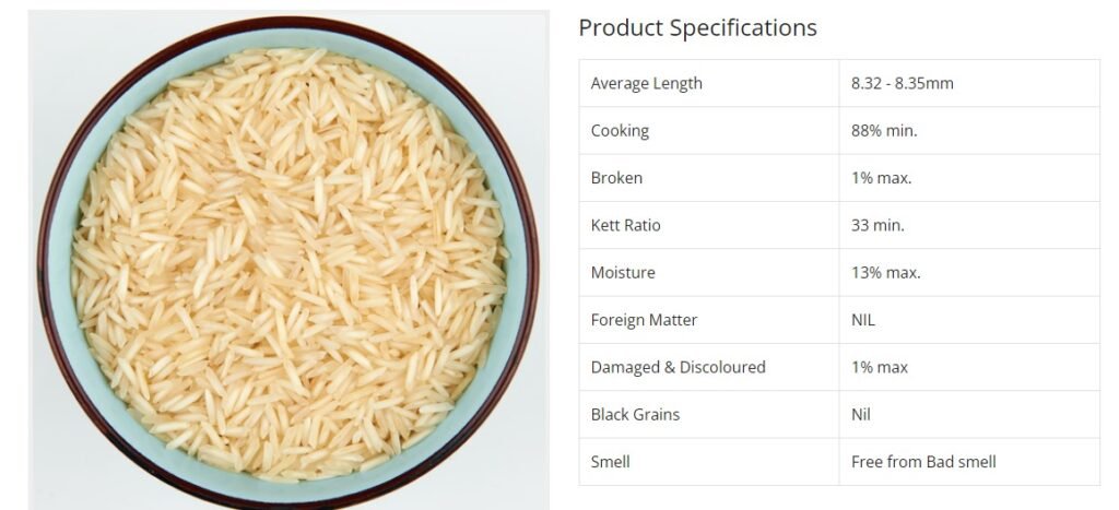 Leading rice exporter offering a wide range of premium quality rice, with each variety clearly labeled for discerning customers.